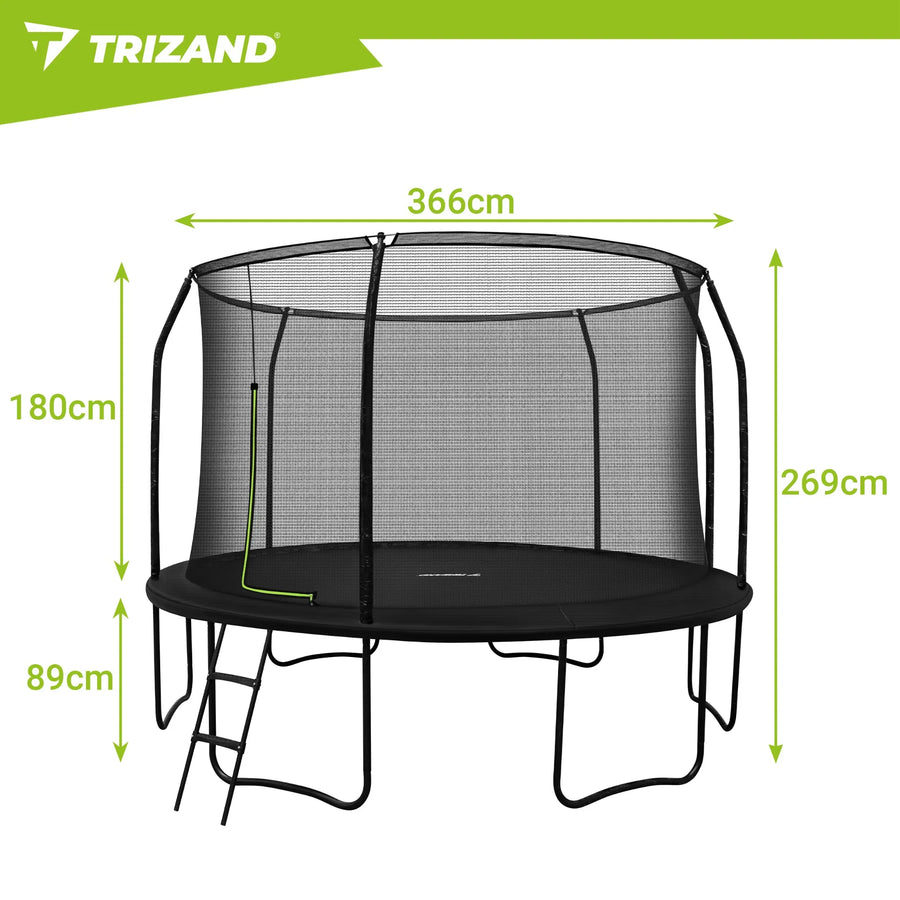 Trampolin 366 cm HQ Trizand