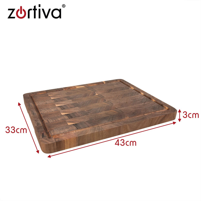 Zortiva skærebræt af akacietræ
