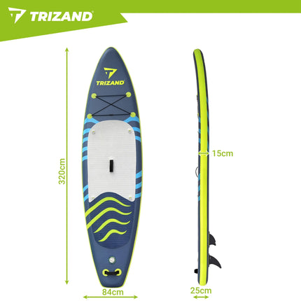 320 cm SUP-bræt med tilbehør fra Trizand