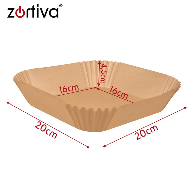 Papirindlæg til frituregryde, 20 cm, 300 stk., Zortiva