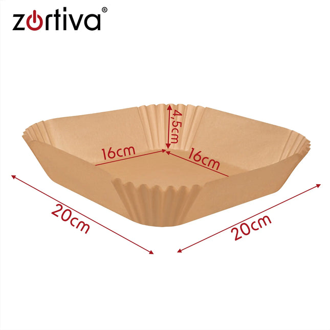 Papirindlæg til frituregryde, 20 cm, 400 stk., Zortiva