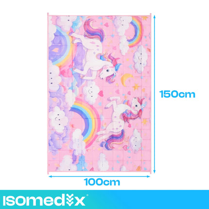 Tyngdedyne til børn 3 kg 100x150 cm, pink