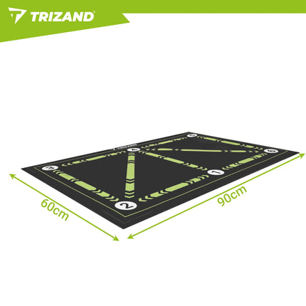 Fodboldtræningsmåtte 60x90 cm Trizand