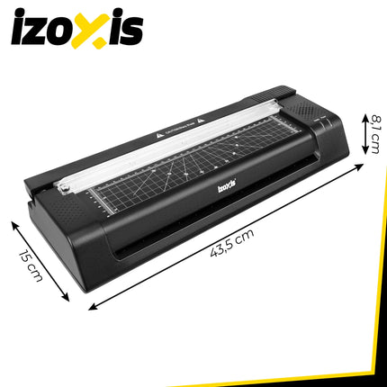 A3-laminator med papirskærer fra Izoxis