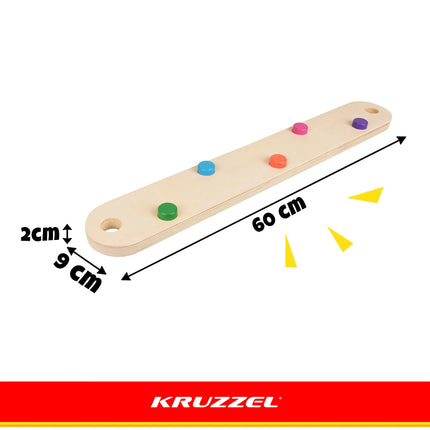 Balancebane af træ – 14 dele. Kruzzel