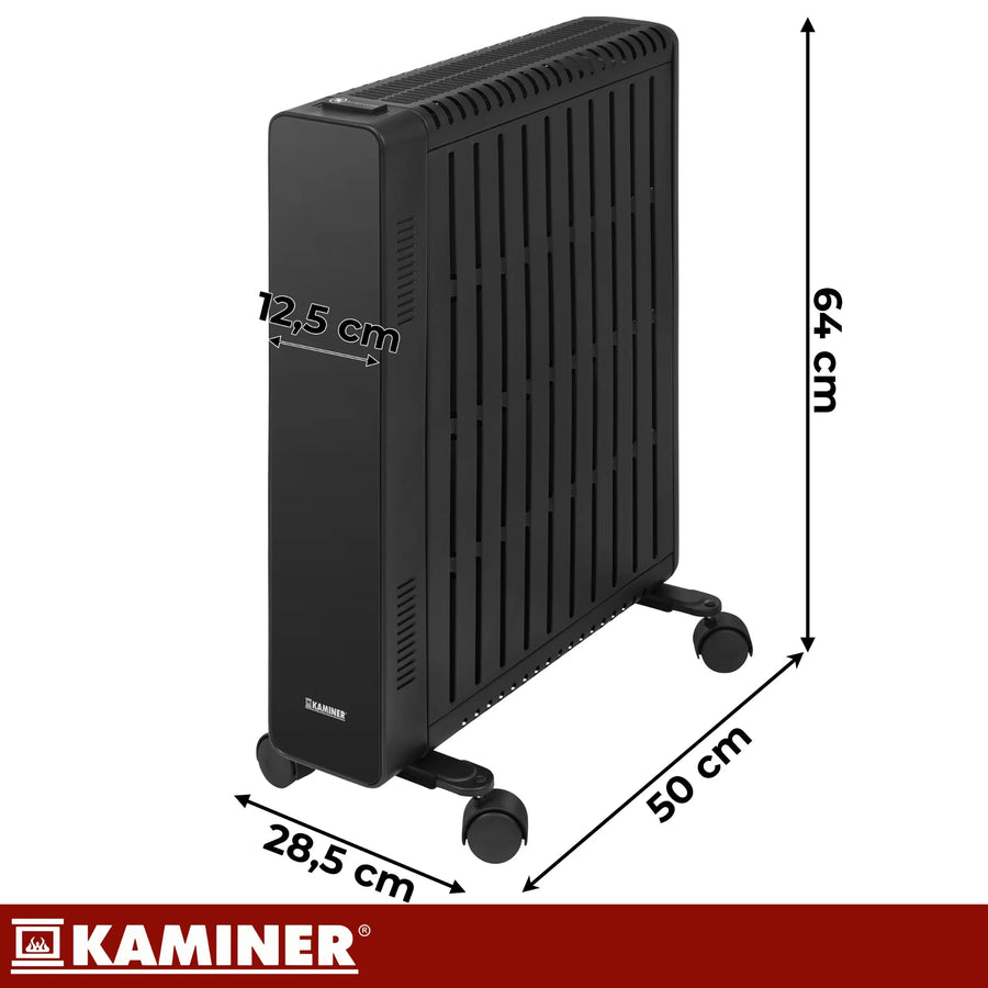 Elektrisk olievarmelegeme – sort Kaminer Arvell