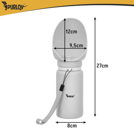 Hunde-vandflaske 550 ml Purlov