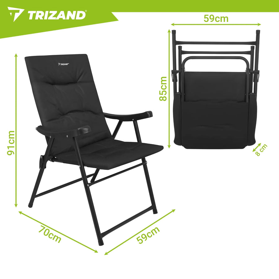 Trizand campingstol 59x70x91 cm