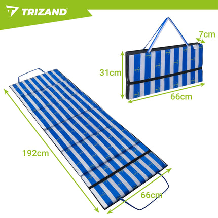 Trizand-strandtæppe til stenstrande