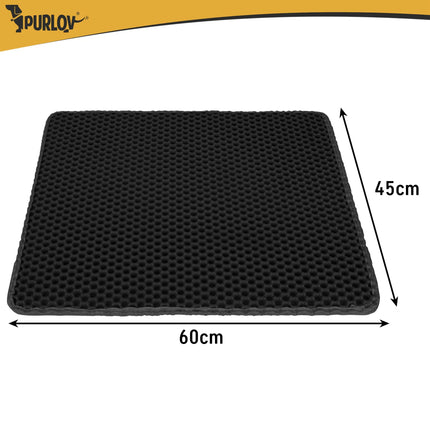 Underlag til kattebakke 60 x 45 cm – sort Purlov