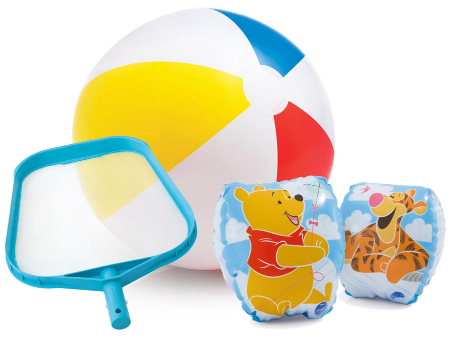 Familie Swimmingpool 549 x 274 x 132 cm - Komplet Sæt med 18 Tilbehør
