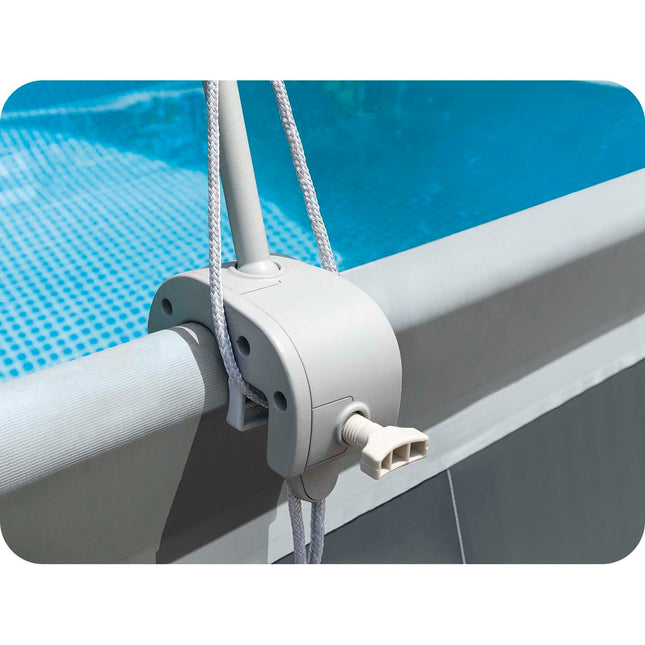 Solsejl til swimmingpool - UV-beskyttelse og vindbeskyttelse, nem installation