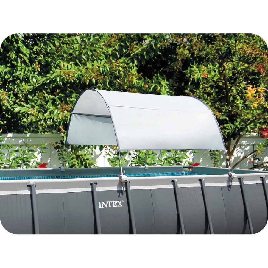 Solsejl til swimmingpool - UV-beskyttelse og vindbeskyttelse, nem installation