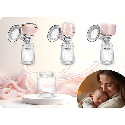 2 stk. genanvendelige 180 ml flasker med dynamisk sut til babyer
