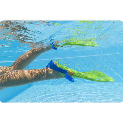 Undervandsdykkersæt med maske, snorkel og finner til dykning og snorkling