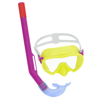 Snorkelsæt til børn med maske, snorkel og svømmefødder, str. 24–27 – Bestway
