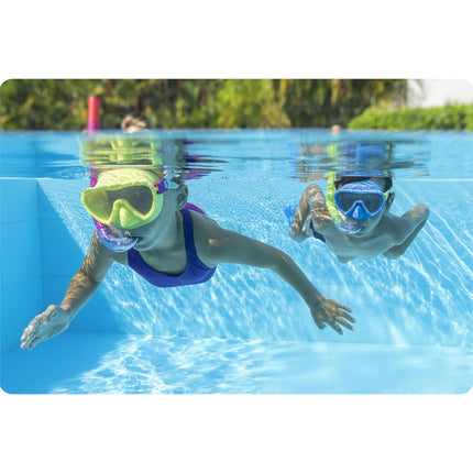 Snorkelsæt til børn med maske, snorkel og svømmefødder, str. 24–27 – Bestway