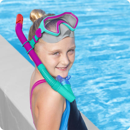 Snorkelsæt til børn med maske og snorkel - perfekt til sjove dage i vandet