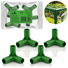 Samlestykker til plantepinde 11 mm, type 3 – 4 stk., højde 40 mm, til tomater og planter – grøn