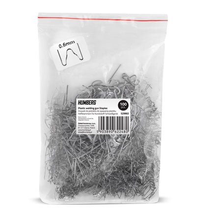 Hæfteklammer til plastsvejsemaskine - 100 stk. til reparation af plastik og køretøjsinteriør