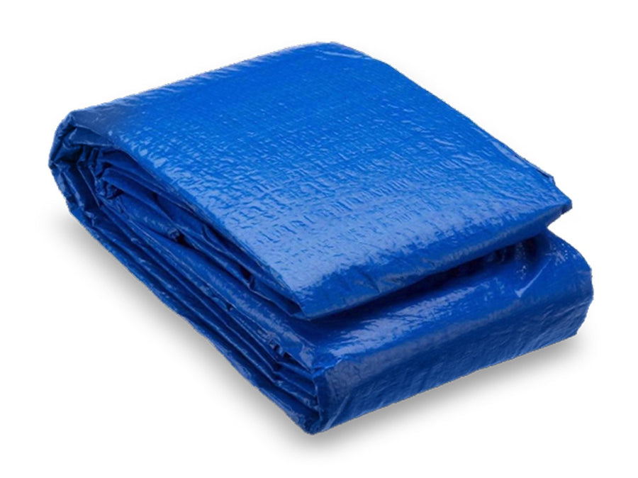 Rektangulær havepool 260 x 160 x 65 cm med universalmåtte til afslapning i haven